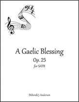 A Gaelic Blessing SATB choral sheet music cover